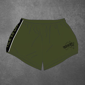 Tick'er Off Footy Shorts - Army Green