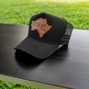Black Tick'er Off Trucker Cap
