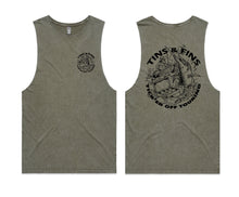 Load image into Gallery viewer, Tin&#39;s &amp; Fin&#39;s Mens Singlet

